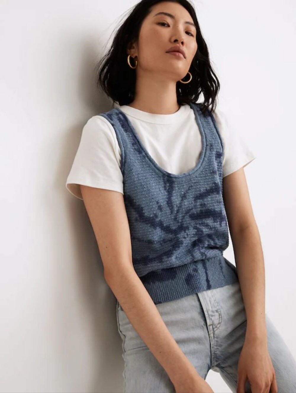 Madewell Tie-Dye Fairview Sweater Tank